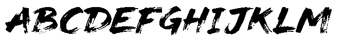 Hambo Regular Font UPPERCASE