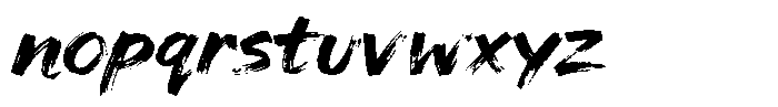 Hambo Regular Font LOWERCASE