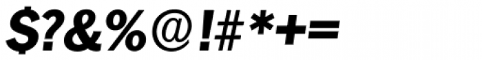Hamburg Serial ExtraBold Italic Font OTHER CHARS