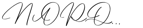 Hamburg Signature Font UPPERCASE