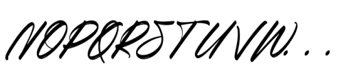 Hamilton Brittany Italic Font UPPERCASE
