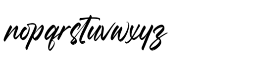 Hamilton Brittany Regular Font LOWERCASE