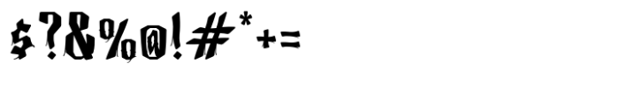Hammergod Font OTHER CHARS