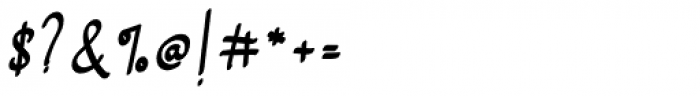Hamuna Regular Font OTHER CHARS