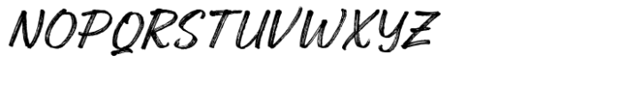 Hanboe Brush  Regular Font UPPERCASE