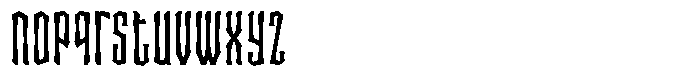 Hanchysen Regular Font LOWERCASE