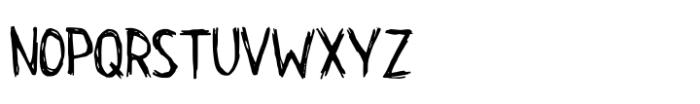 Hand Pen Scribble Font UPPERCASE