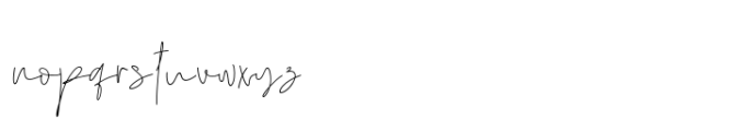 Hand Real Font LOWERCASE