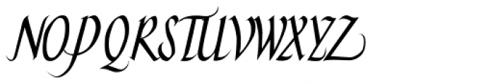 Hand Skript One Font UPPERCASE