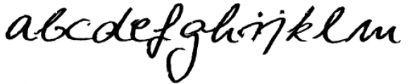 Hand Writing of Janina Bold DEMO Font LOWERCASE