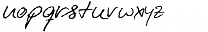 Hand Writing of Janina Book DEMO Font LOWERCASE
