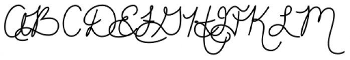Hand of Joy Fluffy Font UPPERCASE