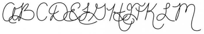 Hand of Joy Font UPPERCASE