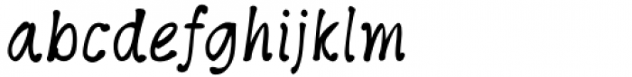 HandXpression Italic Font LOWERCASE