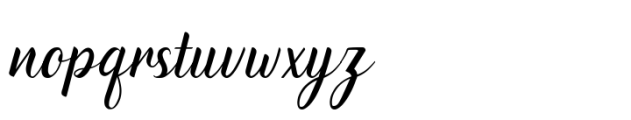 Handayani Font LOWERCASE