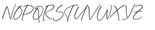 Handcraft Infinites Regular Font UPPERCASE