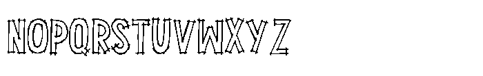 Handdrawn Blueprint Project Font UPPERCASE