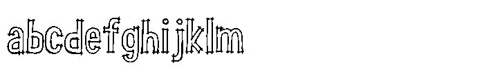 Handdrawn Blueprint Project FONT