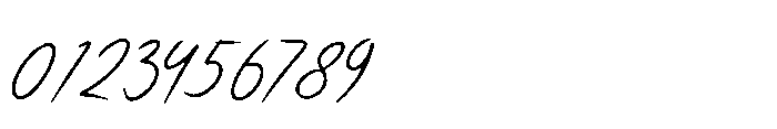 Handflair Font OTHER CHARS