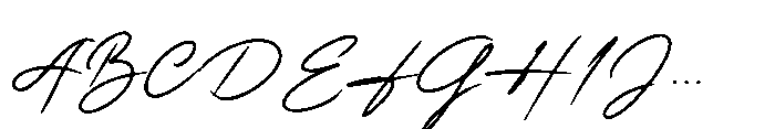 Handflair Font UPPERCASE
