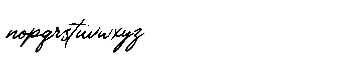 Handflair Font LOWERCASE