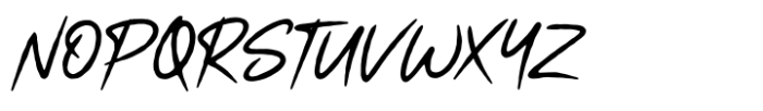 Handistry Font UPPERCASE