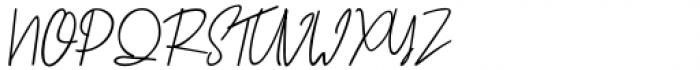 Handletter Signature Regular Font UPPERCASE