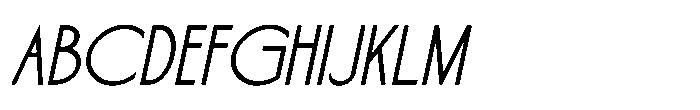 Handlettered Sans JNL Oblique Regular Font UPPERCASE
