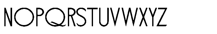 Handlettered Sans JNL Regular Font UPPERCASE