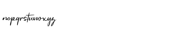 Handlettery Font LOWERCASE