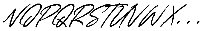 Handling Baltens Italic Font UPPERCASE