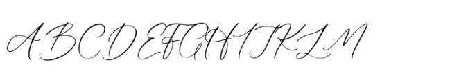 Handmade Beautiful Signature Font UPPERCASE