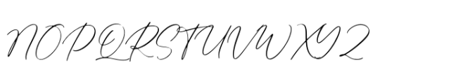 Handmade Beautiful Signature Font UPPERCASE