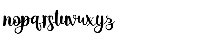 Handmade Cute  Regular Font LOWERCASE