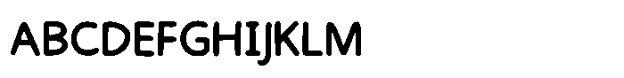 Handone Bold Font UPPERCASE