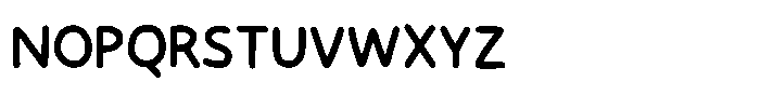 Handone Bold Font UPPERCASE