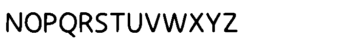 Handone Medium Font UPPERCASE