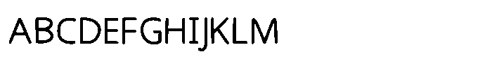 Handone Regular Font UPPERCASE