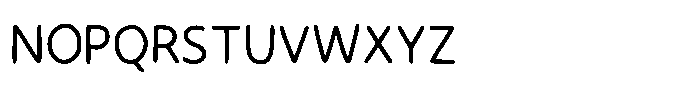 Handone Regular Font UPPERCASE