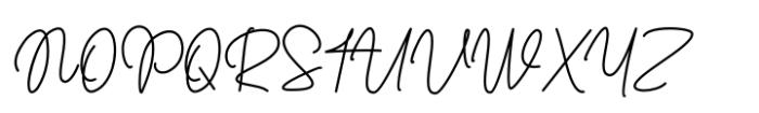 Handoyo Signature Font UPPERCASE