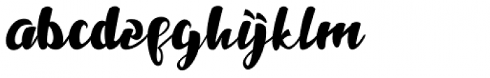 Handpick Regular Font LOWERCASE