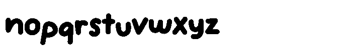 Handpicked Seashells Font LOWERCASE