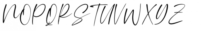 Handrail Signature Regular Font UPPERCASE