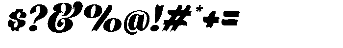 Handriyen Italic Font OTHER CHARS