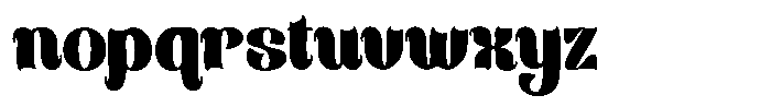 Handriyen Regular Font LOWERCASE