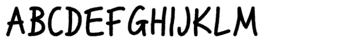 Handscript Chalk Font UPPERCASE