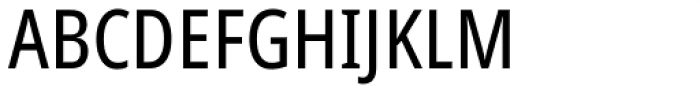 Handset Sans WGL Condensed Regular Font UPPERCASE