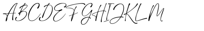 Handsome Lasting Font UPPERCASE