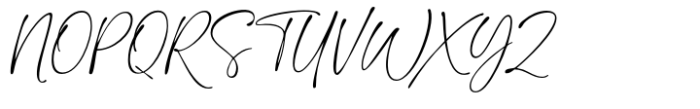 Handsome Lasting Font UPPERCASE
