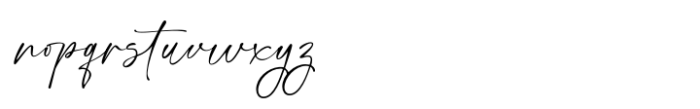 Handsome Lasting Font LOWERCASE